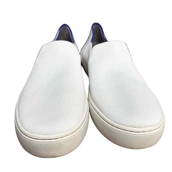 Rothy’s White Classic Sneaker Size 9 Original Slip On Knit Washable Comfort - Picture 5 of 10